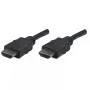 Manhattan HDMI kabelis, 1080p@60Hz (High Speed), 7,5 m, vyriškas į vyrišką, juodas, pilnai ekranuotas, auksuoti kontaktai, garantija visam laikui