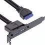 InLine Slot Bracket 2x USB 3.0 A lizdas / vidinis pagrindinės plokštės kištukas 0,5 m