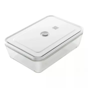 Stiklinis indas su dangteliu ZWILLING FRESH & SAVE stačiakampis 2,85 L, tinkamas mikrobangų krosnelei, nuimamas dangtelis