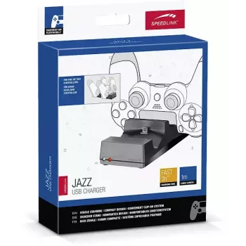 Įkrovimo stotelė SPEEDLINK JAZZ Black USB, skirta PS4 DUALSHOCK 4