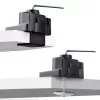StarTech.com Trijų monitorių stalo laikiklis iki 27 colių ekranams, VESA 75x75/100x100, beįrankis reguliavimas, C spaustuvas / grometinis tvirtinimas, spyruoklinės rankos