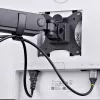 StarTech.com Trijų monitorių stalo laikiklis iki 27 colių ekranams, VESA 75x75/100x100, beįrankis reguliavimas, C spaustuvas / grometinis tvirtinimas, spyruoklinės rankos