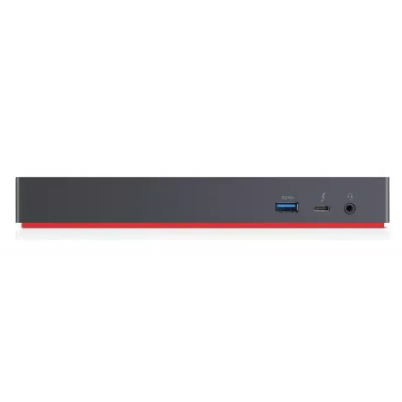 Lenovo 40AN0135EU dokų stotelė / prievadų replikatorius Laidinis Thunderbolt 3 Juoda, Raudona