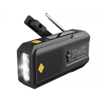 Sandberg Survivor Radio All-in-1 2000, nešiojamas radijas su garsiakalbiu, AM/FM, 3 W, analoginis