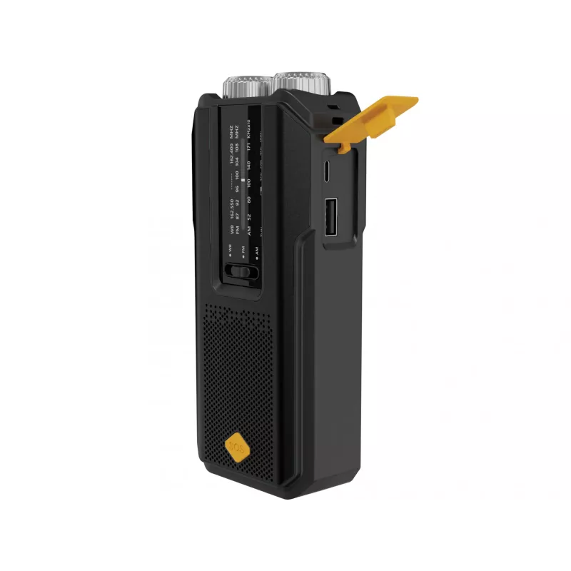 Sandberg Survivor Radio All-in-1 2000, nešiojamas radijas su garsiakalbiu, AM/FM, 3 W, analoginis