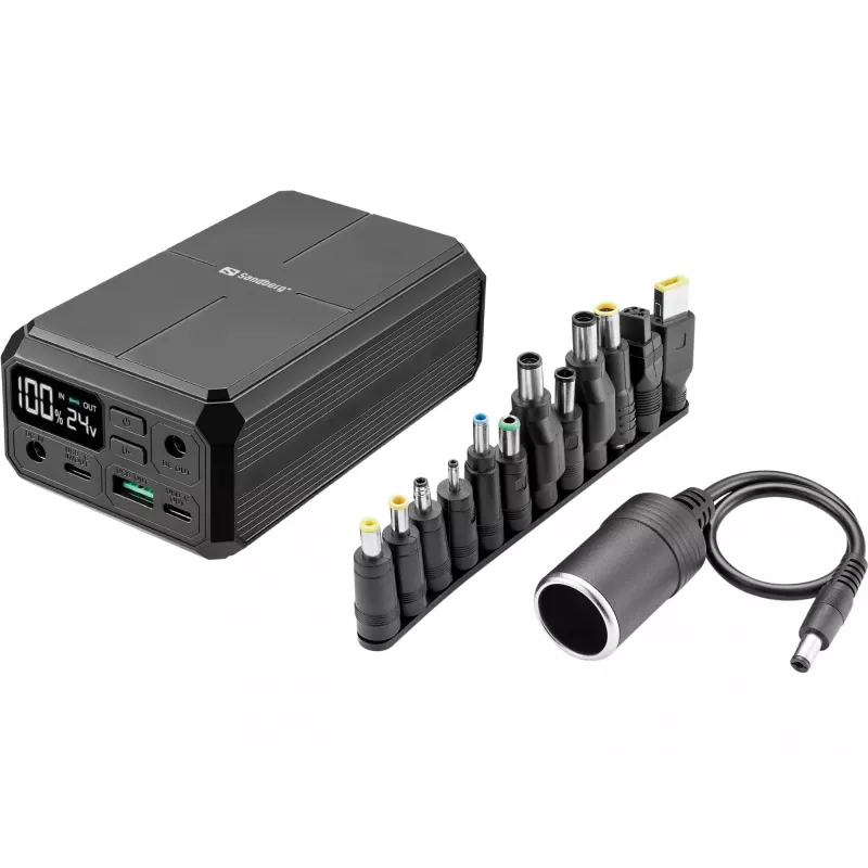 Nešiojamas maitinimo bankas Sandberg Laptop Powerbank 27000 PD100W, 27000 mAh