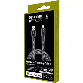 Sandberg Survivor Lightning kabelis 1M