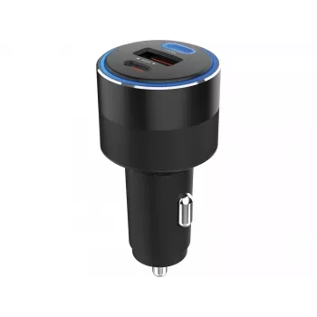 Automobilinis įkroviklis Sandberg 3in1 130W USB-C PD greitasis įkrovimas universalus