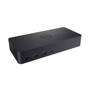 „Origin Storage“ DELL D6000S USB 3.0 Type-C juodoji nešiojamojo kompiuterio stotelė / prievadų replikatorius