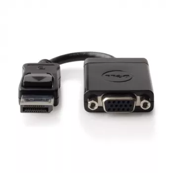 Vaizdo kabelio adapteris DELL 492-11715 DisplayPort į VGA juodas