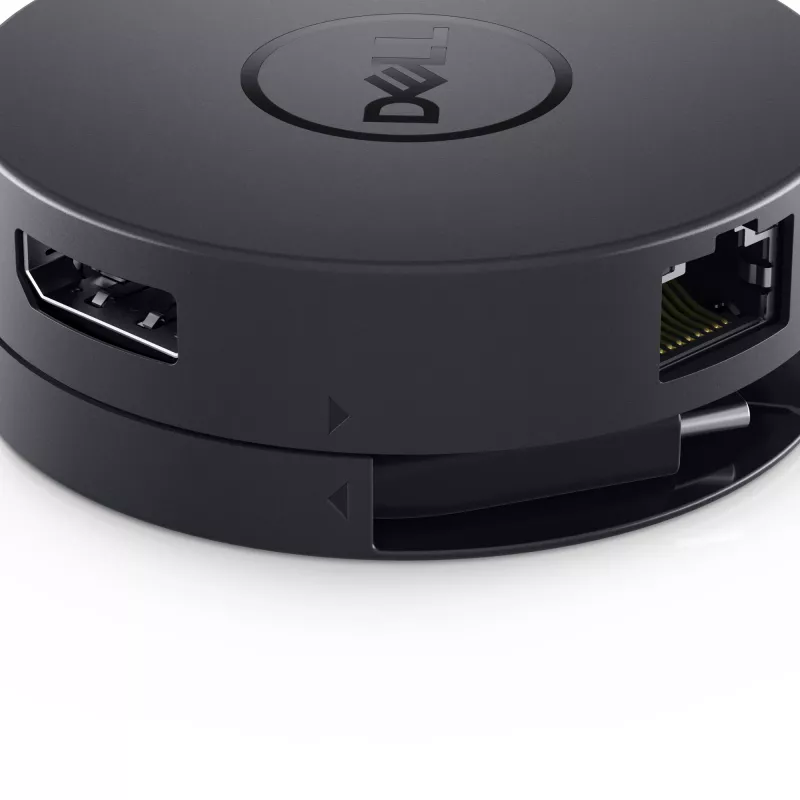 DELL DA300 USB-C 6-in-1 adapteris, juodas