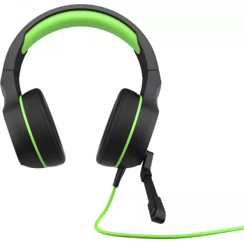 HP Pavilion Gaming Headset 400, laidinis, žaidimams, 20 - 20000 Hz, 300 g, ausinės, juoda, žalia