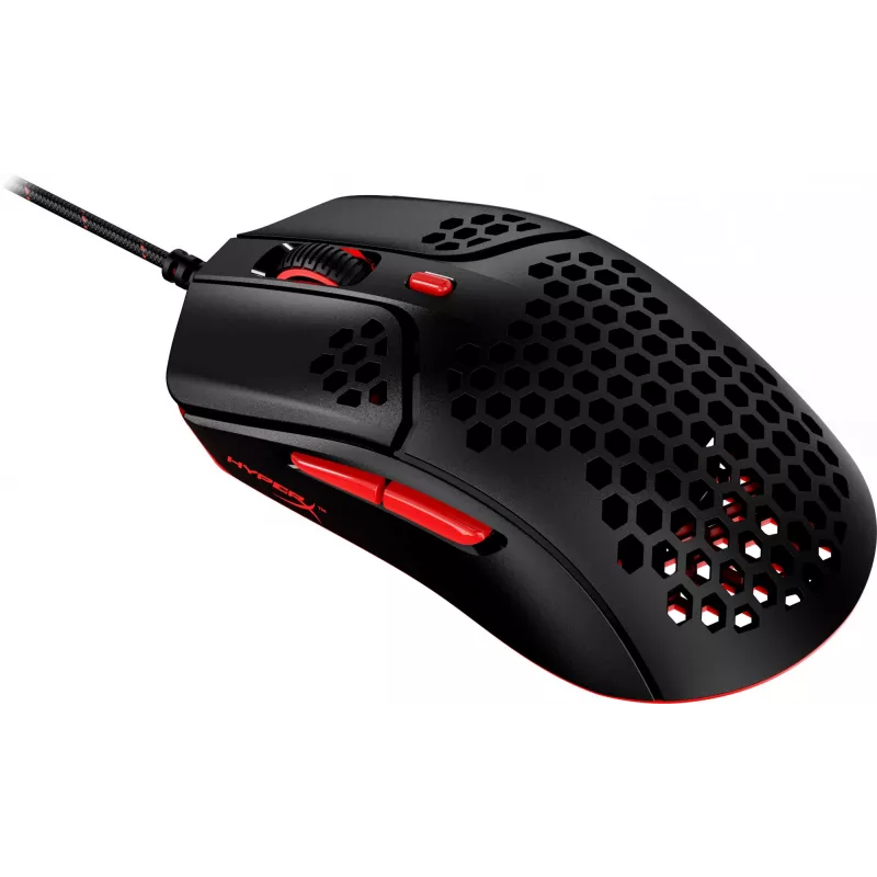 HyperX Pulsefire Haste – žaidimų pelė (juoda-raudona)