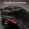 HyperX Pulsefire Haste – žaidimų pelė (juoda-raudona)