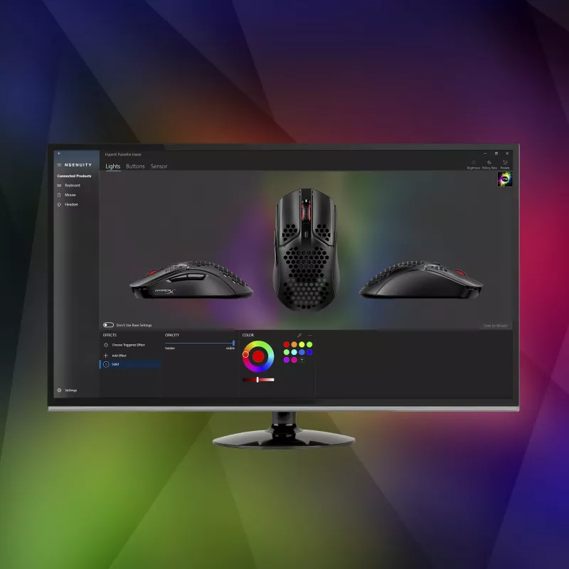 HyperX Pulsefire Haste – žaidimų pelė (juoda-raudona)