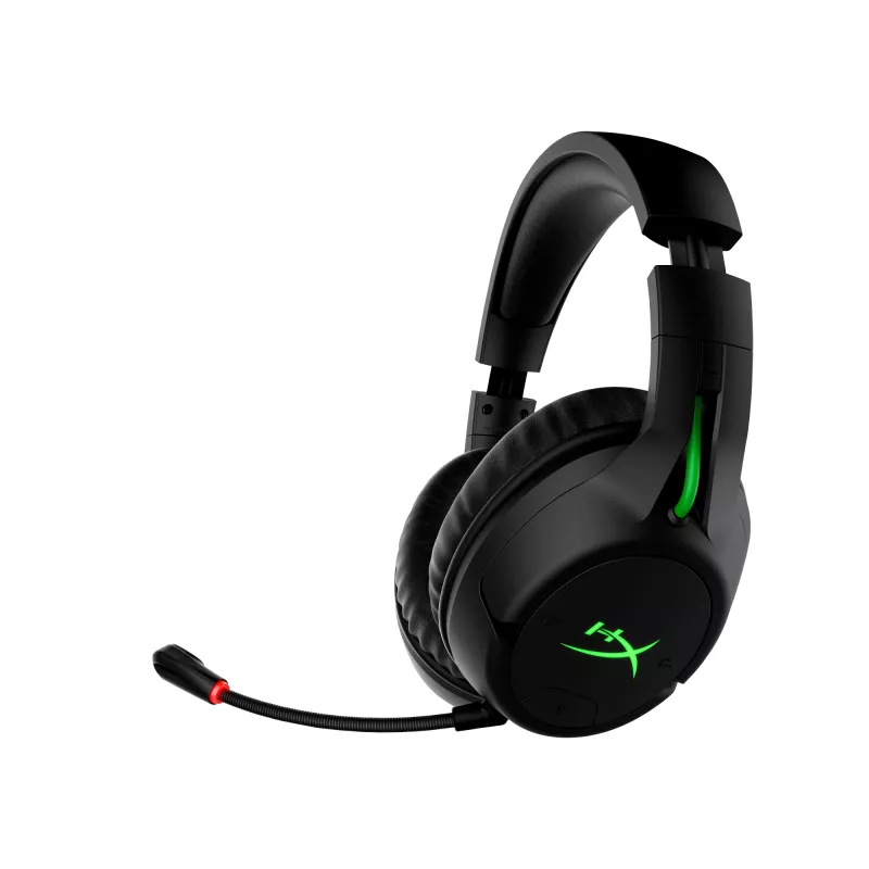 HyperX CloudX Flight – Belaidės žaidimų ausinės (Juoda-Žalia) – Xbox
