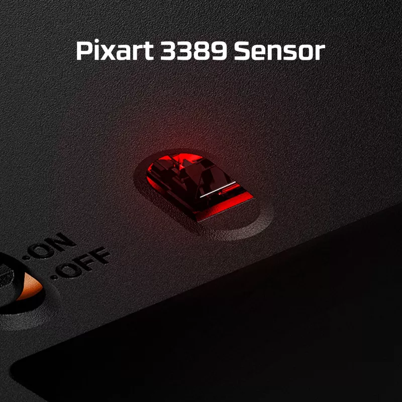 HyperX Pulsefire Dart – Belaidė žaidimų pelė (Juoda)