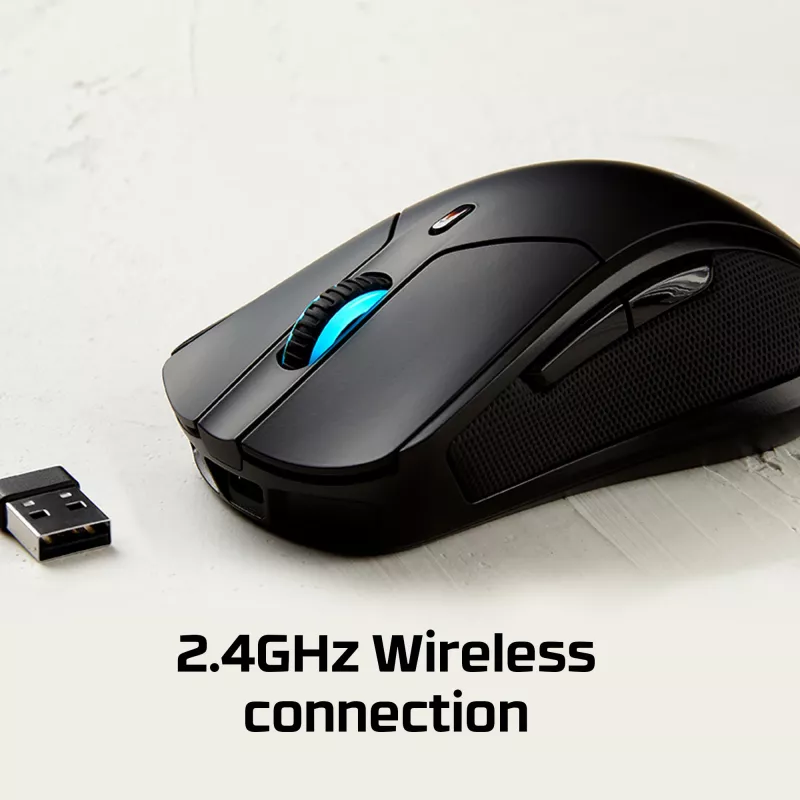 HyperX Pulsefire Dart – Belaidė žaidimų pelė (Juoda)