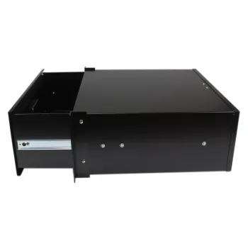 StarTech.com 4U juodo plieno stalčius 19 colių stelažams ir spintoms