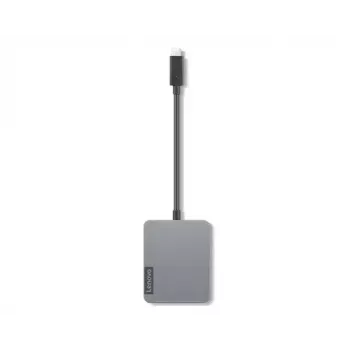 Lenovo 4X91A30366 USB-C kelioninis dokas / prievadų replikatorius, pilka