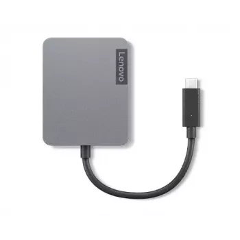 Lenovo 4X91A30366 USB-C kelioninis dokas / prievadų replikatorius, pilka