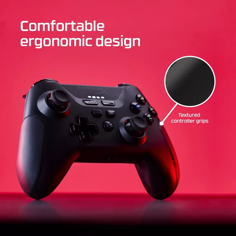 HyperX Clutch – belaidis žaidimų valdiklis (juodas), mobiliesiems ir PC