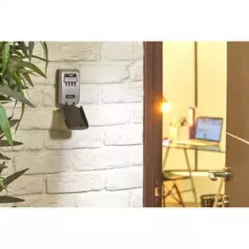 Sieninis seifas MASTER LOCK Medium Select Access pilkas su apšviestu ciferblatu