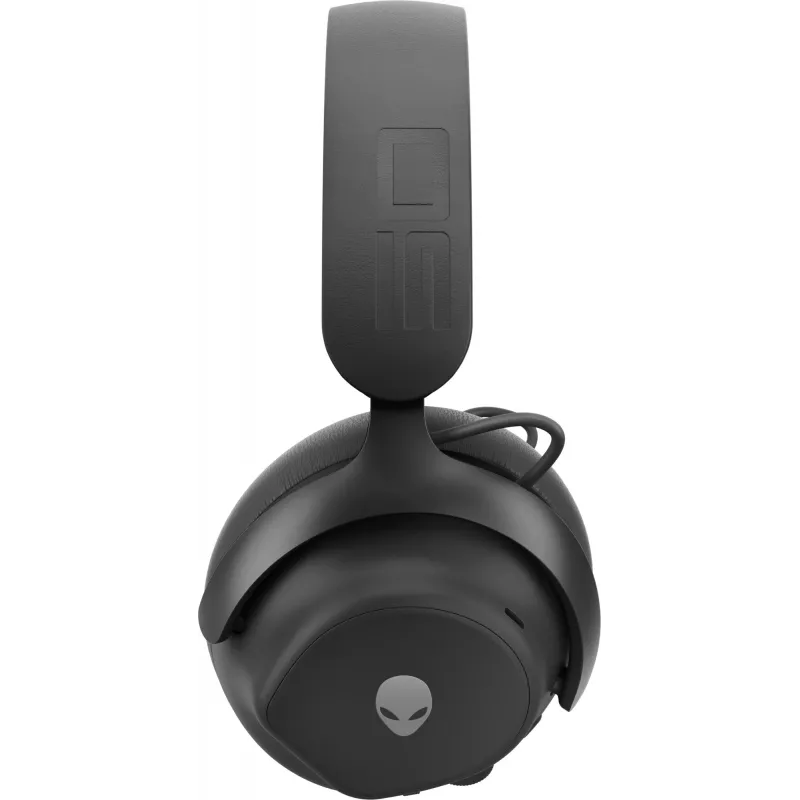 Ausinės Alienware PRO-HS-G-DEAM, belaidės/laidines, žaidimų, USB Type-C, Bluetooth, juodos