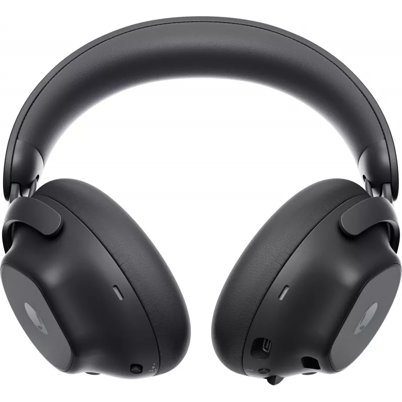 Ausinės Alienware PRO-HS-G-DEAM, belaidės/laidines, žaidimų, USB Type-C, Bluetooth, juodos
