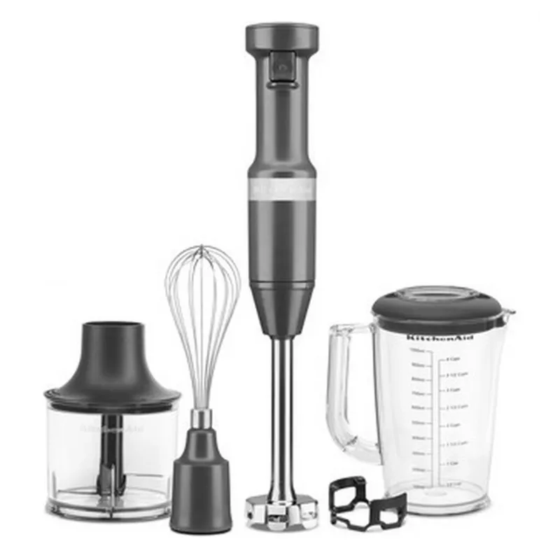 Panardinamas blenderis KitchenAid 5KHBV83EDG, 1 L, 180 W, pilkas