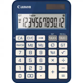 Pagrindinis skaičiuotuvas Canon KS-125KB 12 skaitmenų, baterija/saulės, mėlynas
