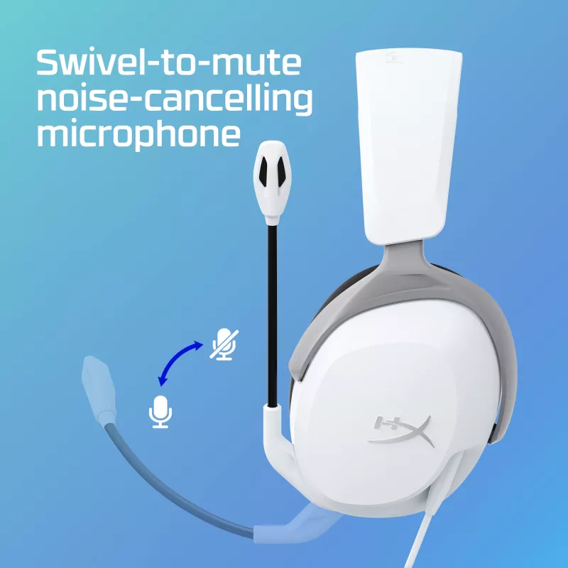 Ausinės HyperX Cloud Stinger 2 Core Gaming Headsets PS White
