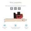 „StarTech.com“ 6 prievadų PCIe SATA III 6Gbps plėtimosi kortelė – ASM1166, ne RAID, žemo/profilio