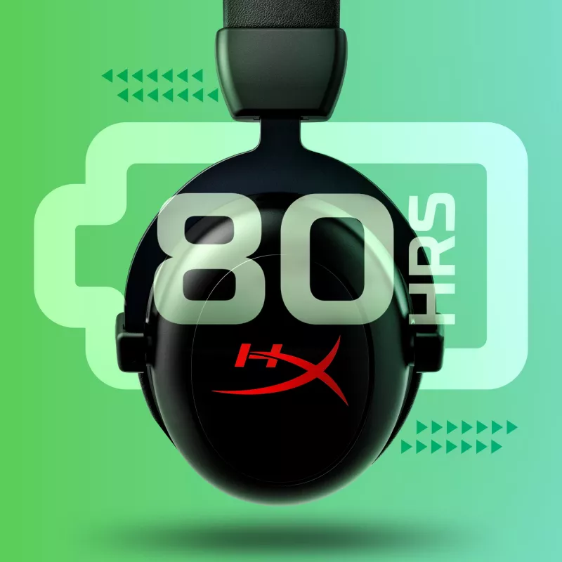 Belaidis žaidimų ausinių komplektas HyperX Cloud II Core Wireless