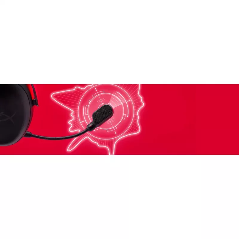 HyperX Cloud III Wireless – Belaidis žaidimų ausinės, juodos/raudonos