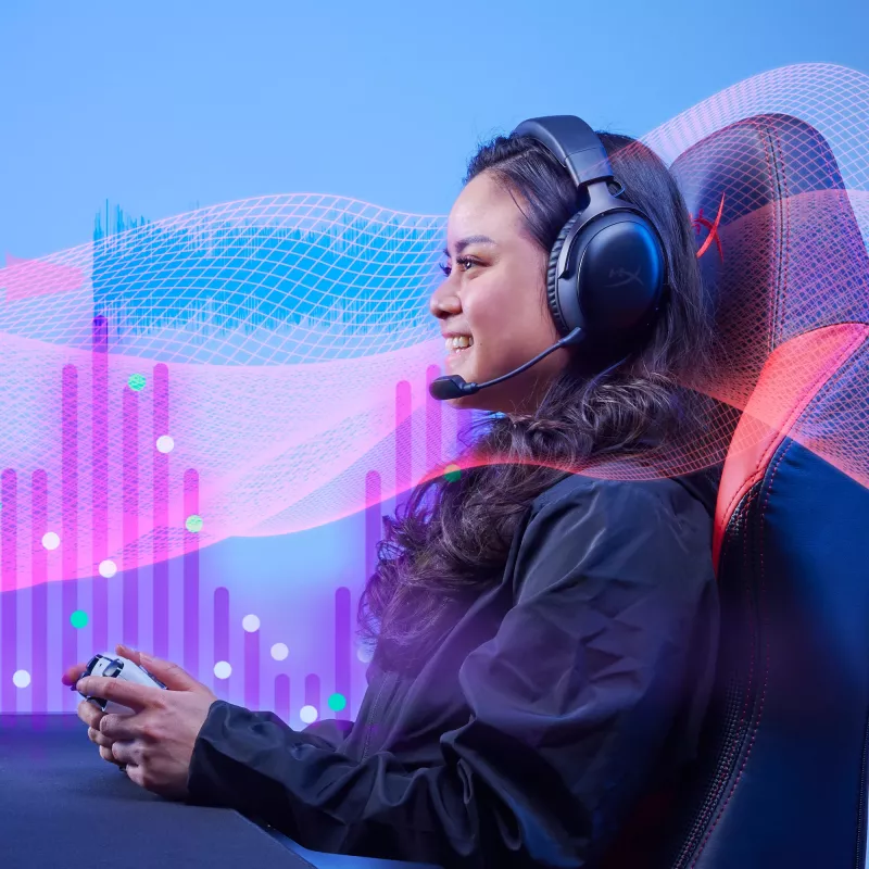 HyperX Cloud III Wireless – Belaidis žaidimų ausinės, juodos/raudonos