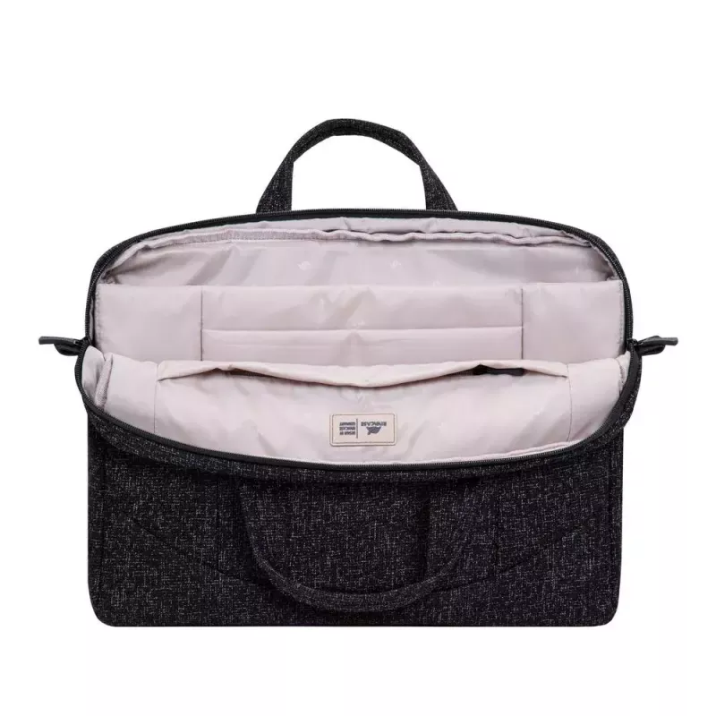 Rivacase 7931 39,6 cm 15,6 colio juoda balta messenger kuprinė
