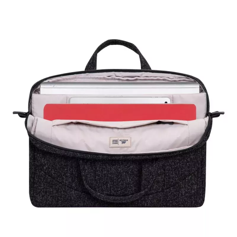 Rivacase 7931 39,6 cm 15,6 colio juoda balta messenger kuprinė