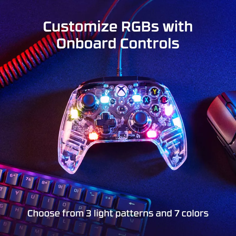 HyperX Clutch Gladiate RGB valdiklis Xbox – laidinis žaidimų pultas