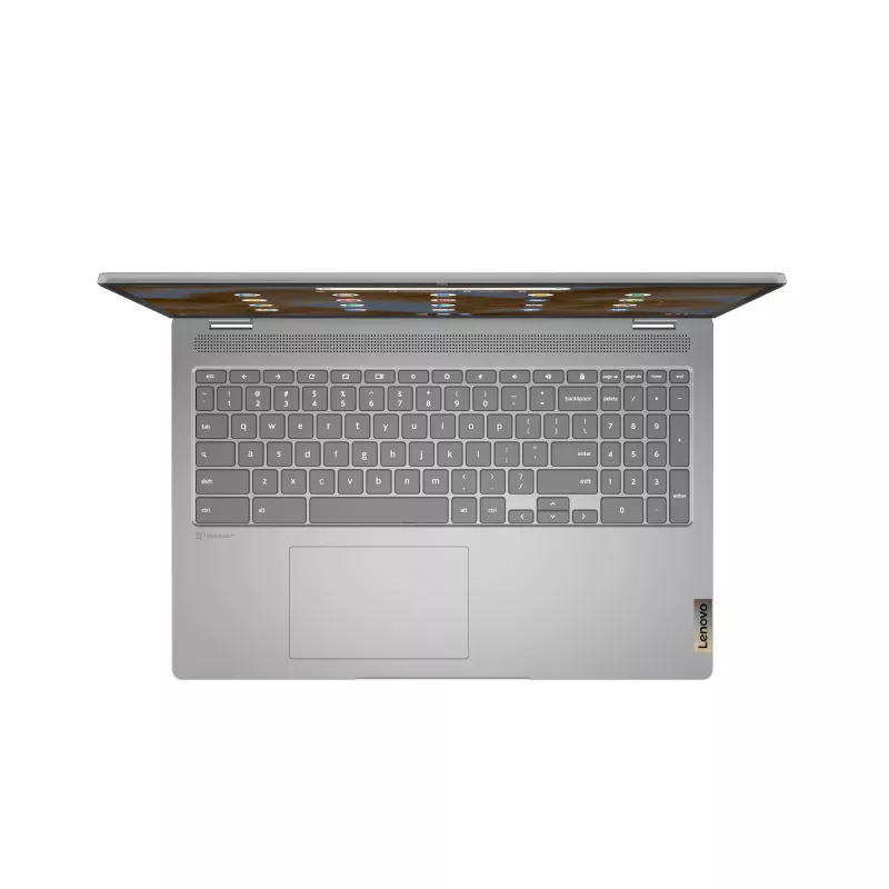 Lenovo IdeaPad Flex 3 Chrome 15IJL7 nešiojamas kompiuteris Chromebook, Intel® Celeron® N4500, 15.6 colių jutiklinis Full HD, 8 GB LPDDR4x, 128 GB eMMC, Wi-Fi 6, ChromeOS, pilka