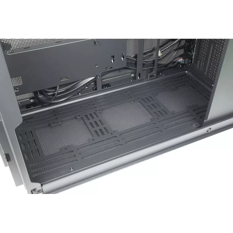 INTER-TECH IM-2 Expander Mini Tower korpusas, Mini-ITX/Micro ATX, ATX/SFX maitinimo šaltiniai, 2.5 inch ir 3.5 inch diskai, 120/140 mm ventiliatoriai, juodas