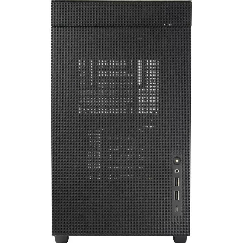 INTER-TECH IM-2 Expander Mini Tower korpusas, Mini-ITX/Micro ATX, ATX/SFX maitinimo šaltiniai, 2.5 inch ir 3.5 inch diskai, 120/140 mm ventiliatoriai, juodas