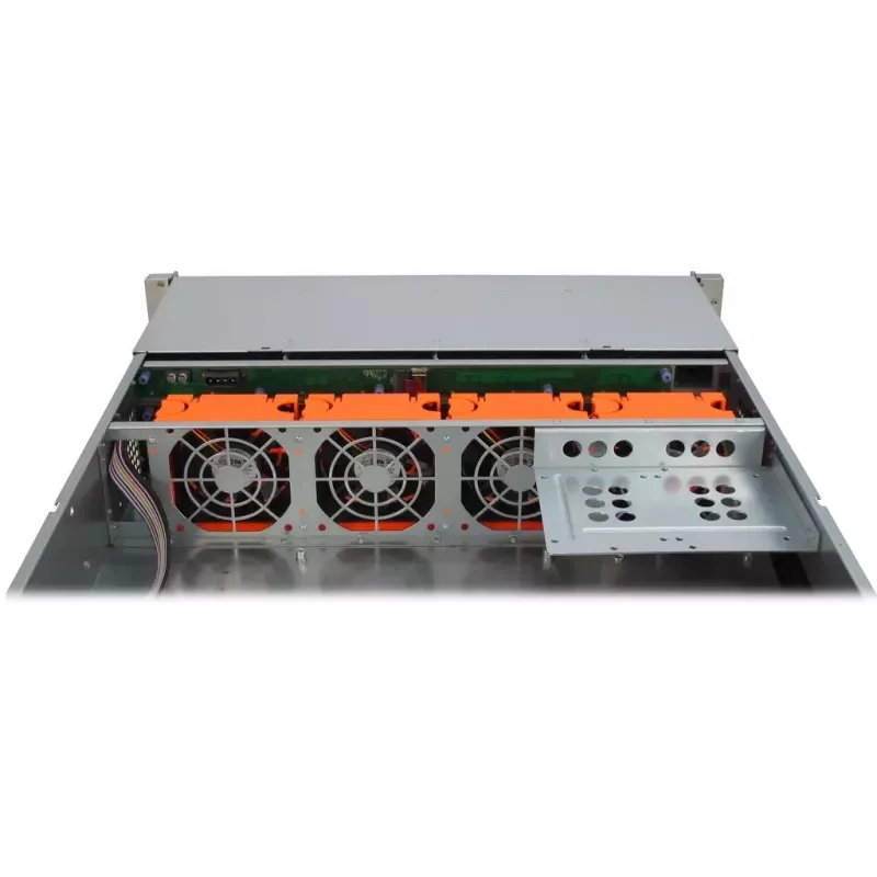 Serverinis korpusas Inter-Tech IPC 2U-2412 Rack juodas, sidabrinis