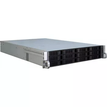 Serverinis korpusas Inter-Tech IPC 2U-2412 Rack juodas, sidabrinis