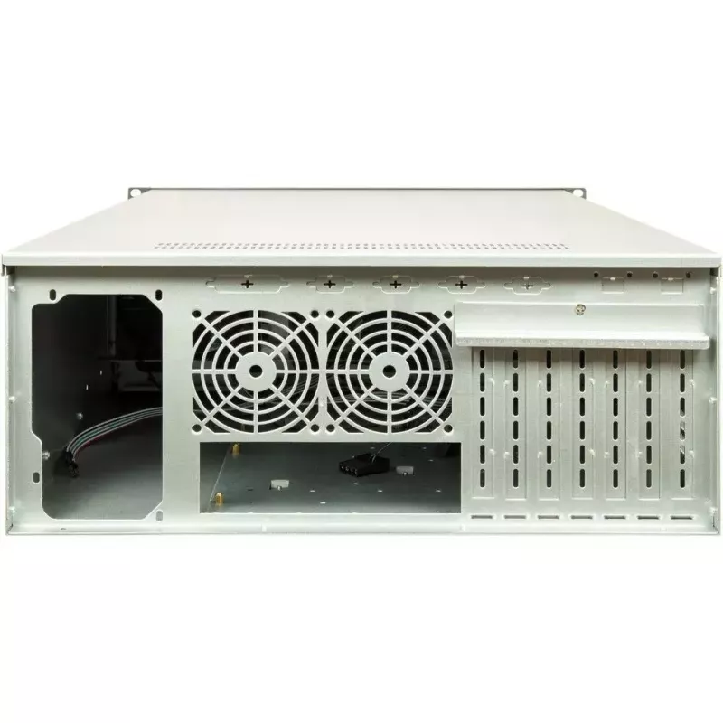 Kompiuterio korpusas Inter-Tech 4F28 Rack juodas, sidabrinis