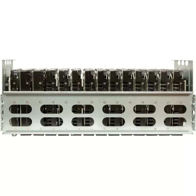 Kompiuterio korpusas Inter-Tech 4F28 Rack juodas, sidabrinis