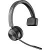 HP Poly Savi 7210 Office juodos belaidės DECT ausinės ant ausų, aktyviai slopinančios triukšmą