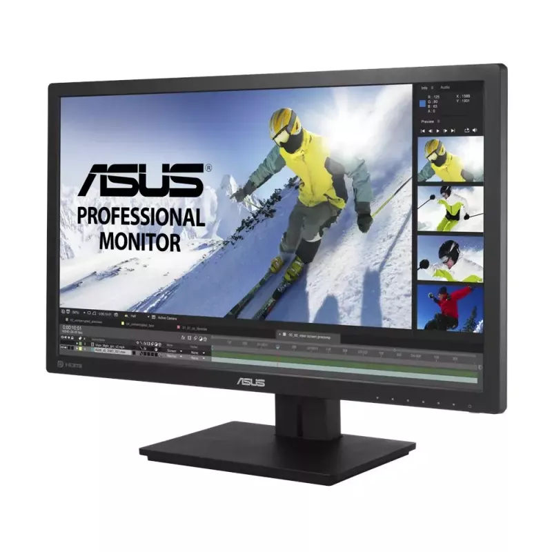 ASUS PB278QV monitorius 68.6 cm (27 col.) 2560 x 1440 pikselių Quad HD LED juodas