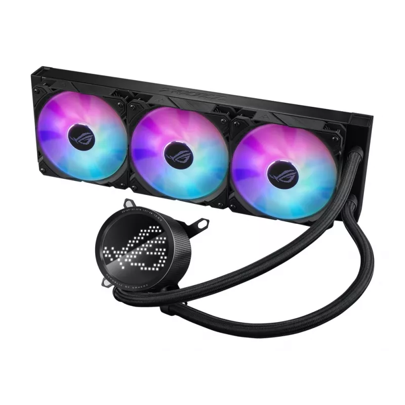 ASUS ROG Ryuo III 360 ARGB skysčio aušinimo komplektas 12 cm Juoda