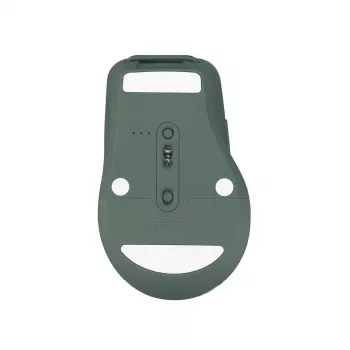 Pelė ASUS SmartO MD200 Silent Plus — Ambidekstrinė RF belaidė + Bluetooth, optinė 4200 DPI, 6 mygtukų, žalia